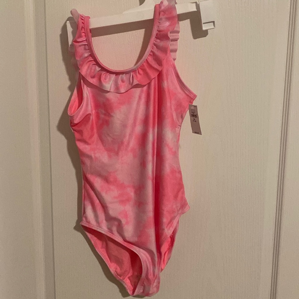 Gap kids pink one piece swim suit size xxl 14-16